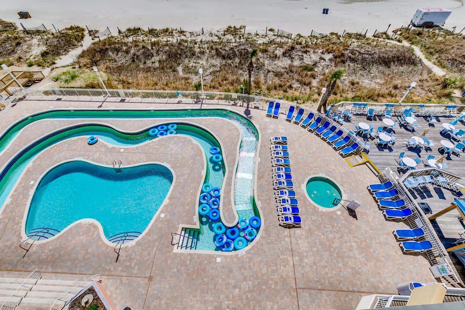 Oceanfront Top Location Modern Resort Lazy River Huge Pool Oasis شاطئ ميرتل المظهر الخارجي الصورة